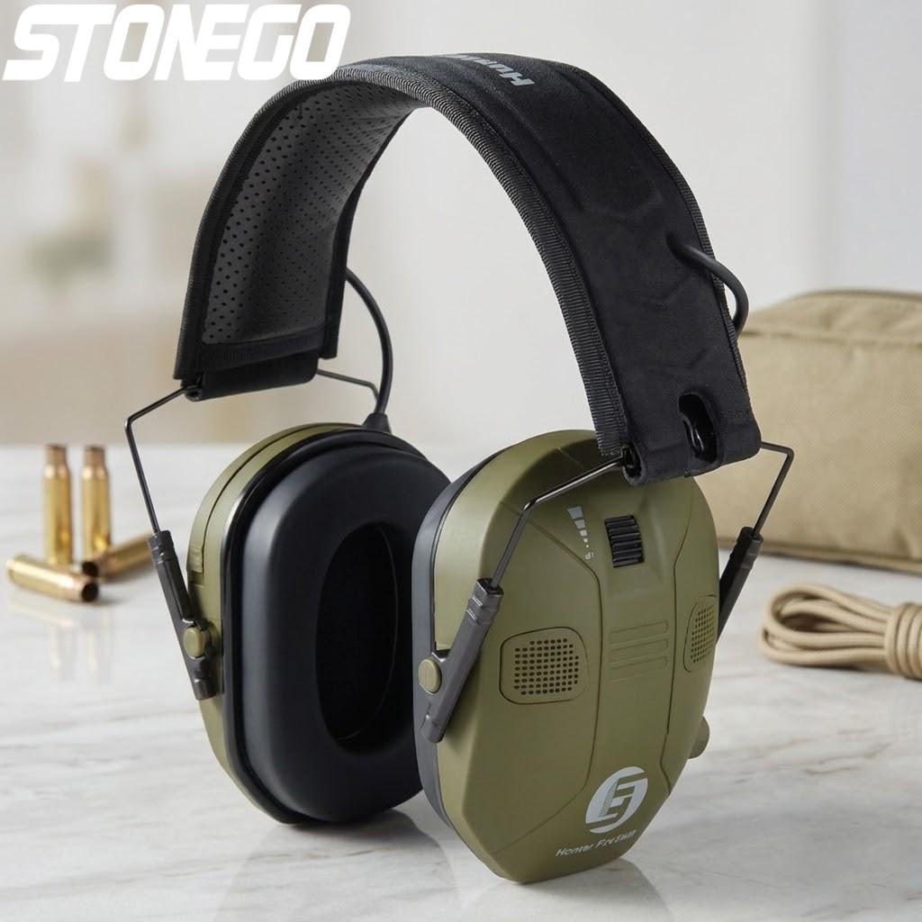 Earmuffs Foldable - Tactical Foldable Earmuffs 360 Sound Amplification