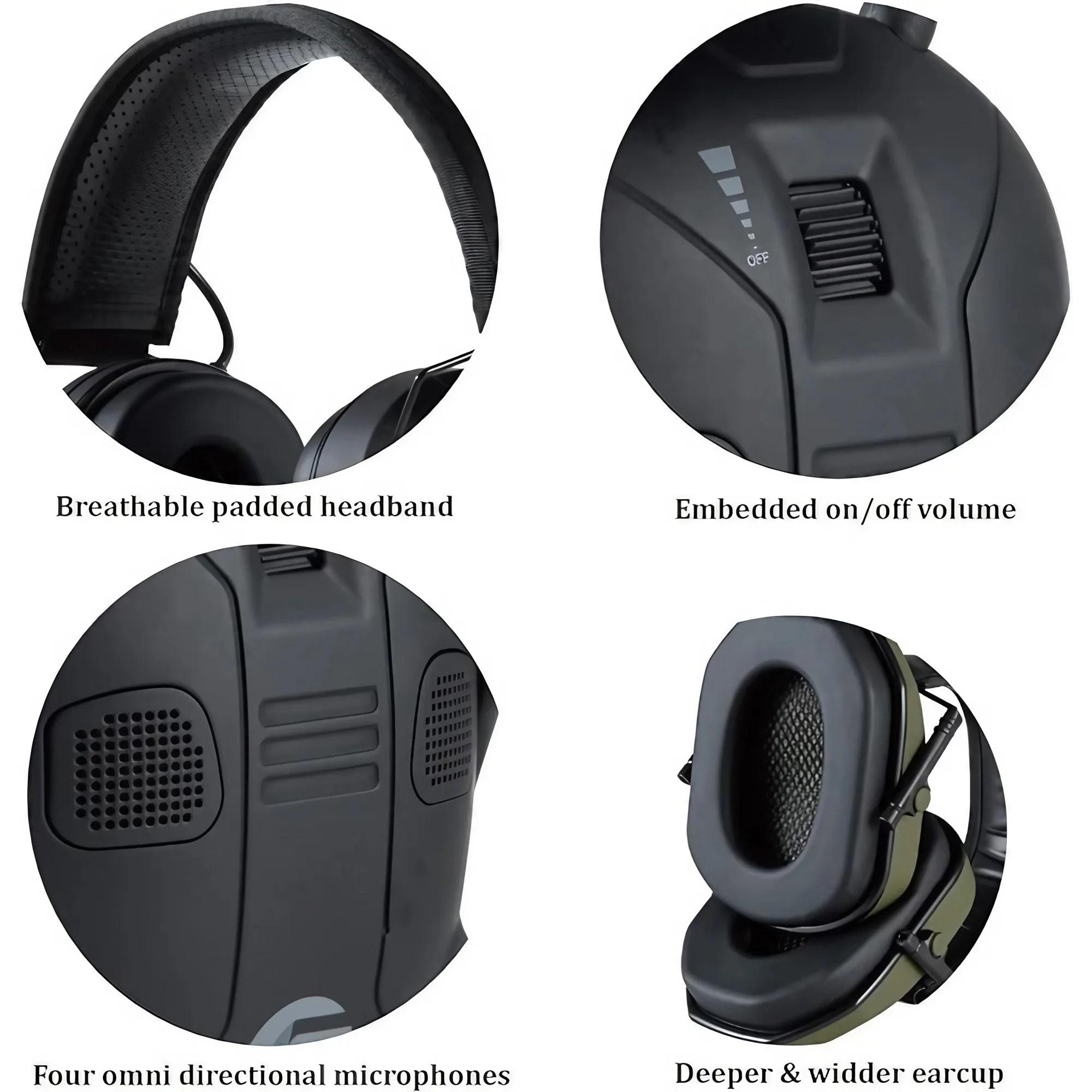 Foldable Tactical Electronic S - Earmuffs Foldable 리뷰 및 가격
