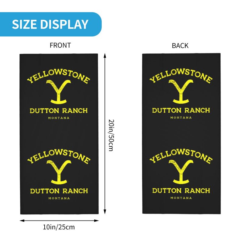 Yellowstone Dutton Ranch Print - Neck Gaiter Fleece 리뷰 및 가격