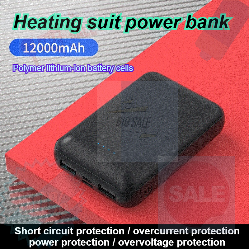 12000mAh Heating Clothing Powe - Heated Vest Battery 리뷰 및 가격