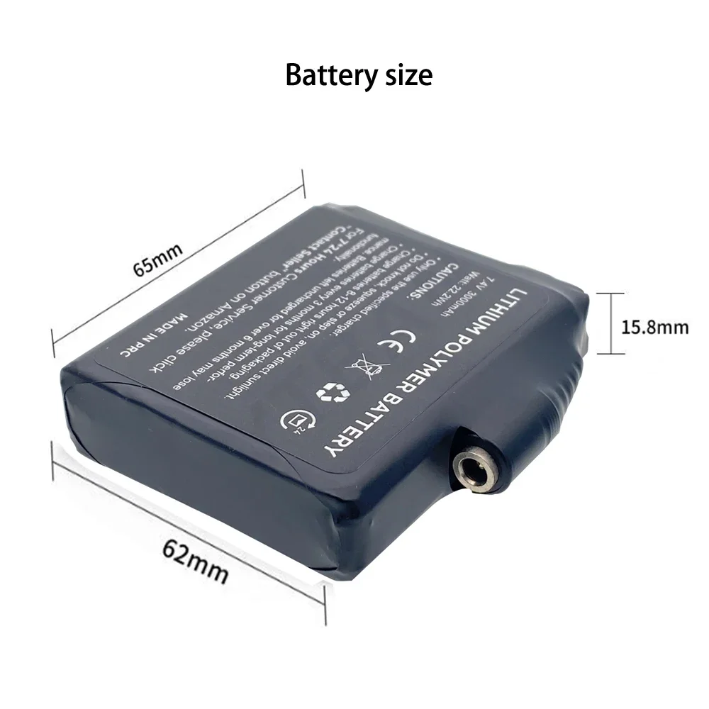 Gloves Battery 7.4V 3000mah Po - Heated Vest Battery 리뷰 및 가격