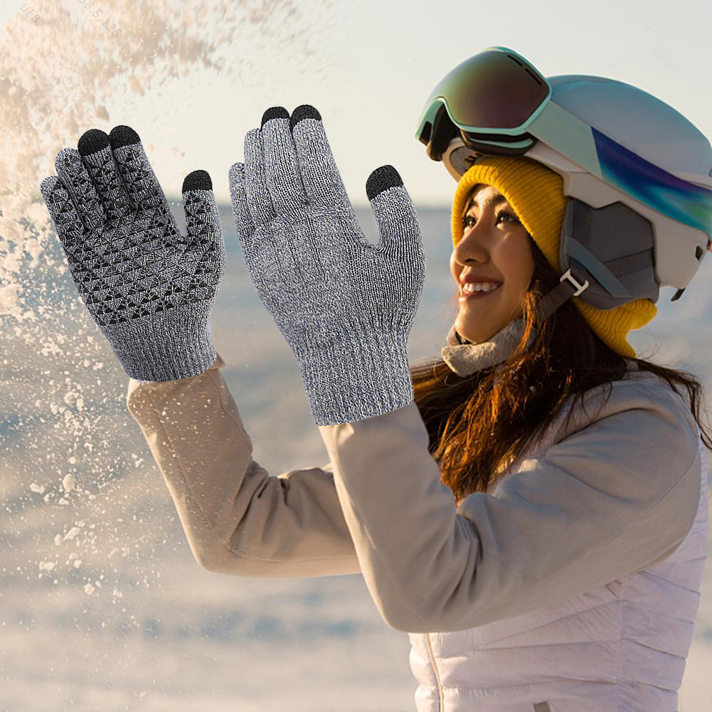 USB Heated Knitted Gloves Full - Touch Screen Gloves 리뷰 및 가격