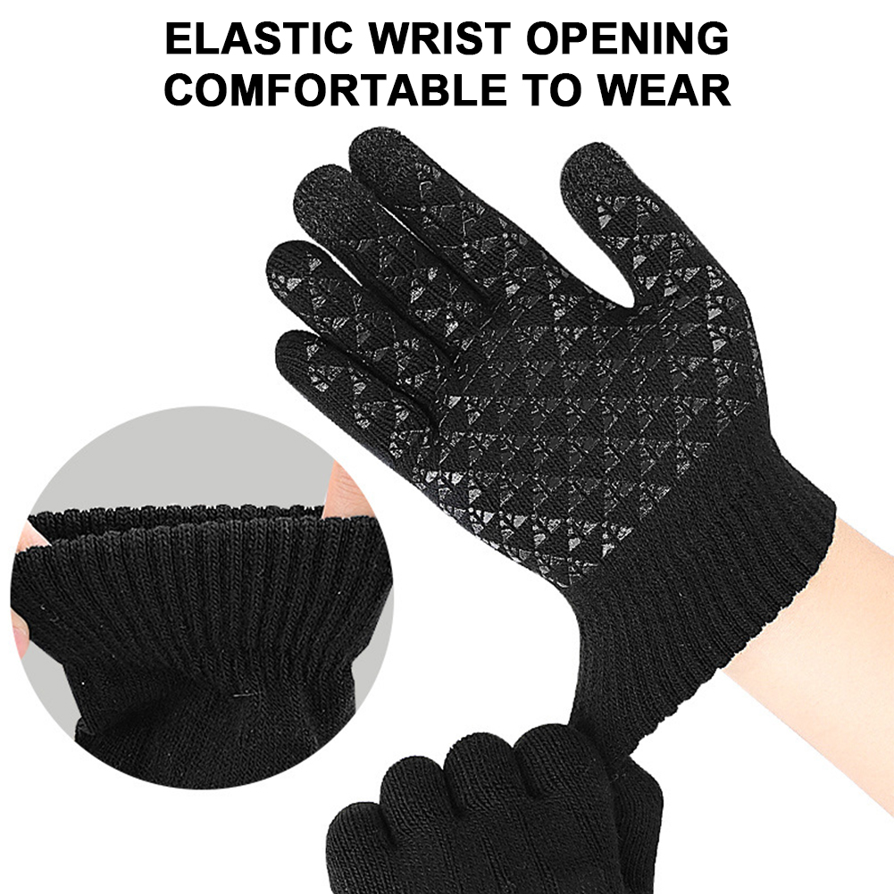 USB Heated Knitted Gloves Full - Touch Screen Gloves 리뷰 및 가격