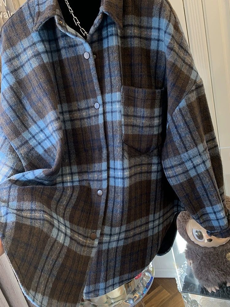 plus Size Women's Plaid Flanne - Flannel Shirt Lined 리뷰 및 가격