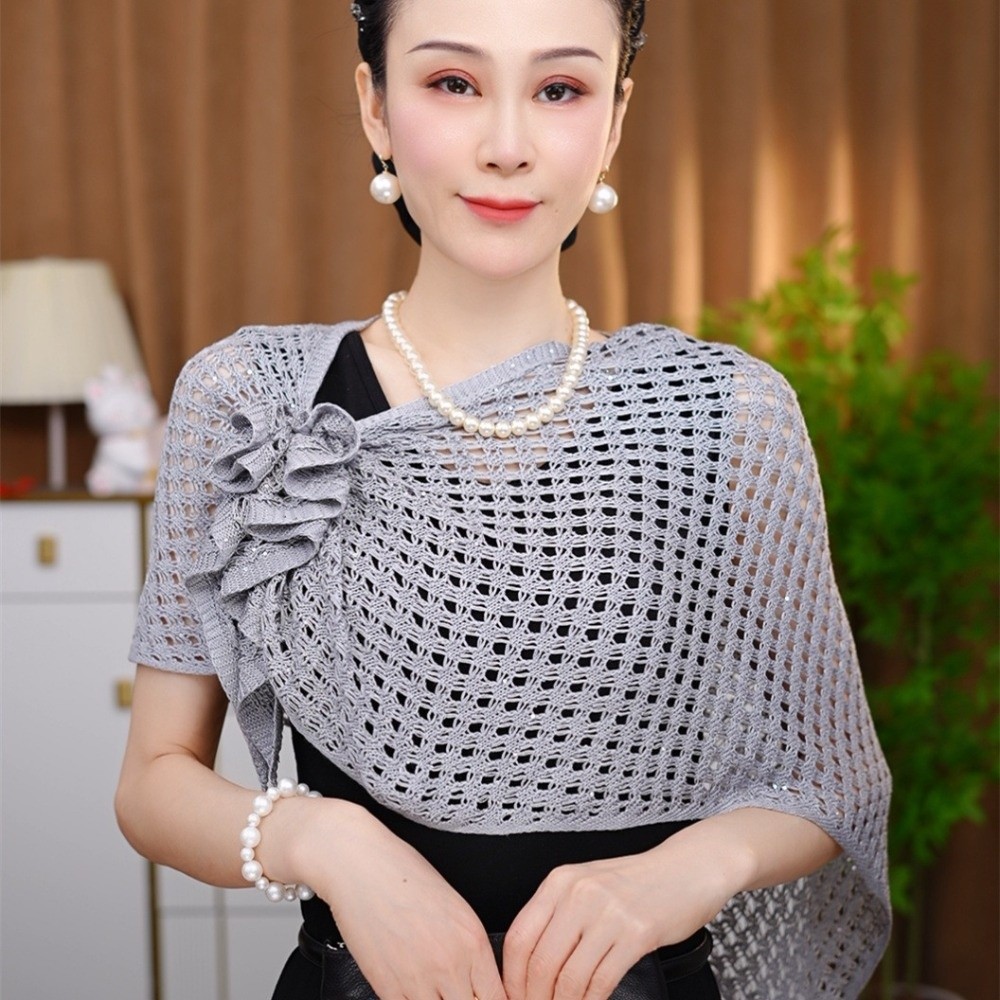 Sparkly Design Hollow Out Card - Shawl Wrap Winter 리뷰 및 가격