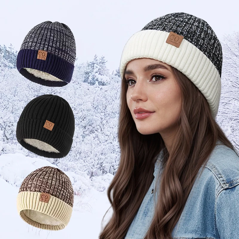 Women Brimless Cap Women Men W - Knit Beanie Hat Warm 리뷰 및 가격