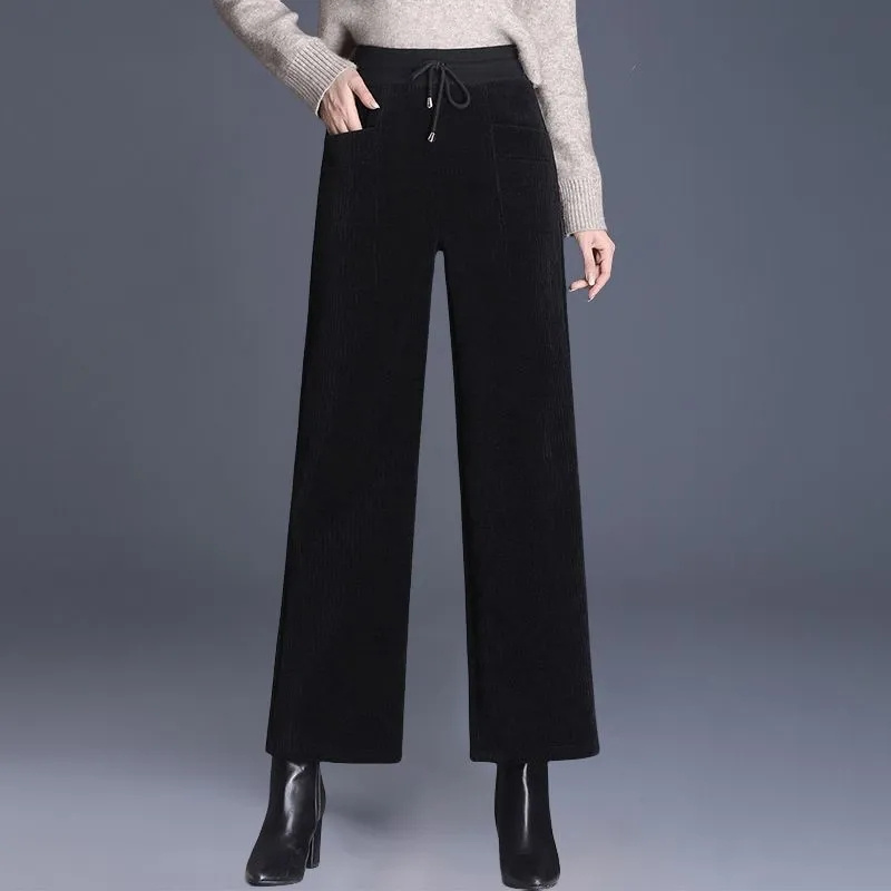 Autumn Winter Corduroy Wide Le - Corduroy Pant Warm 리뷰 및 가격