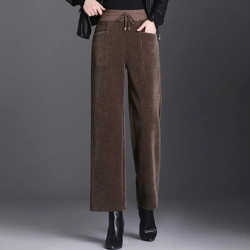 Autumn Winter Corduroy Wide Le - Corduroy Pant Warm 리뷰 및 가격