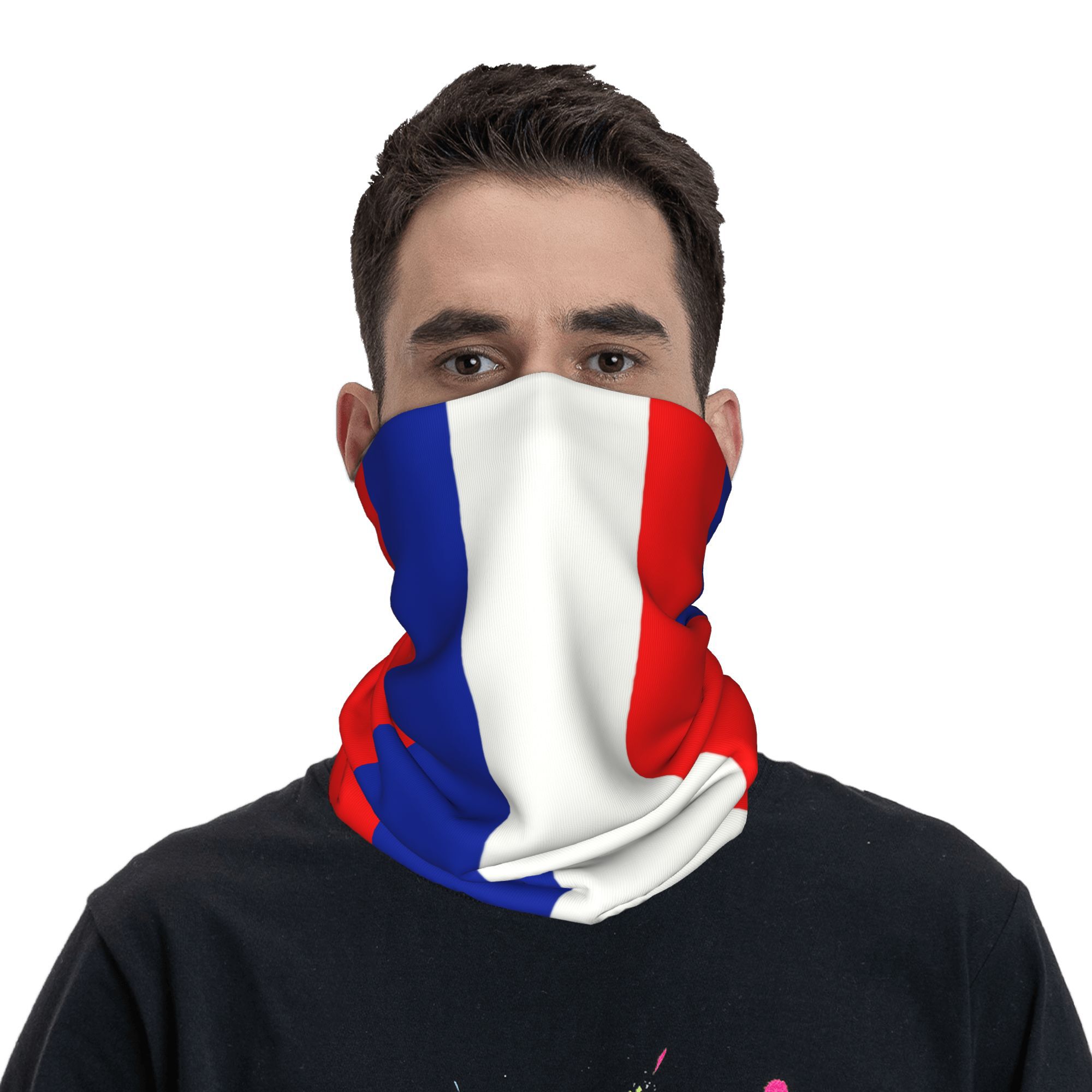 Custom French Flag France Band - Neck Gaiter Fleece 리뷰 및 가격