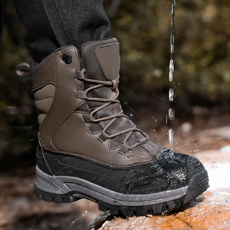 Winter Plush Warm Men Snow Boo - Waterproof Winter Boot 리뷰 및 가격