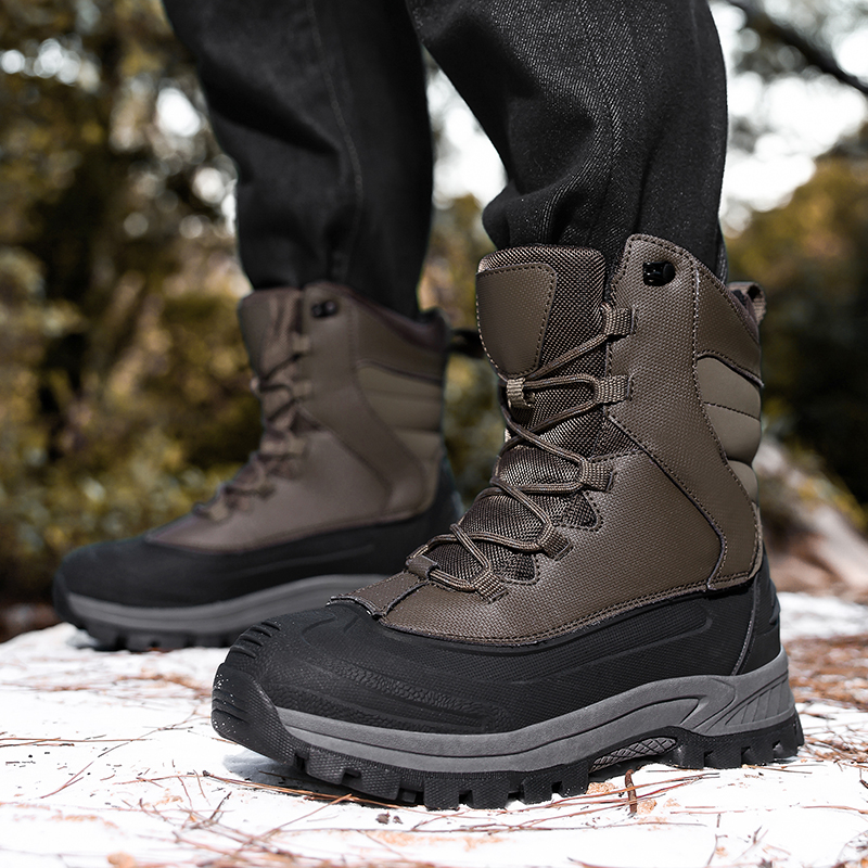 Winter Plush Warm Men Snow Boo - Waterproof Winter Boot 리뷰 및 가격