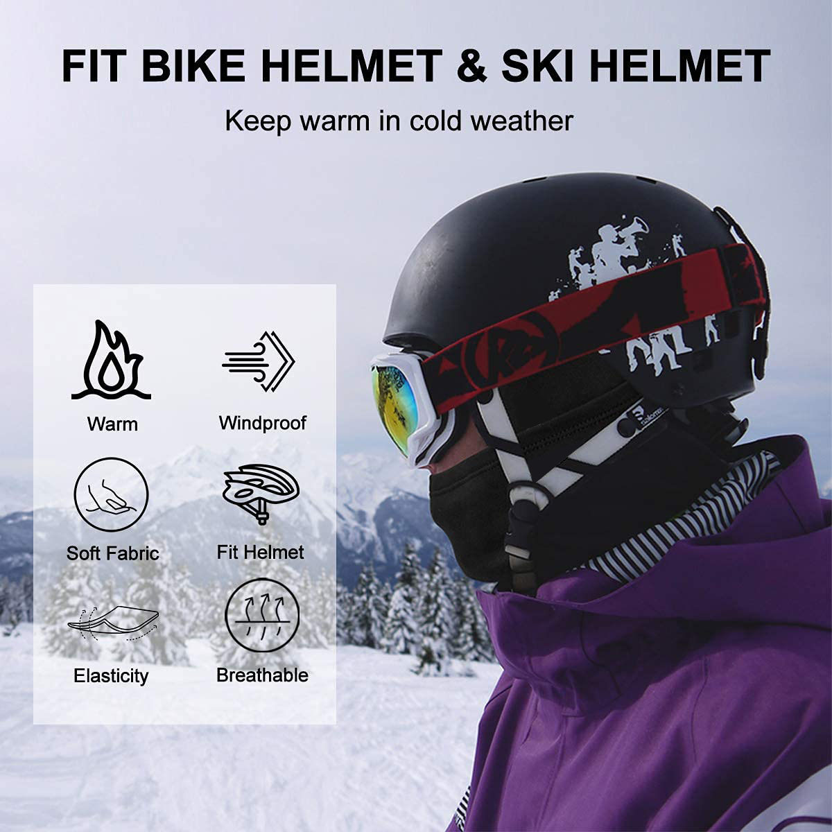 Ski Mask for Men & Women, Wint - Neck Gaiter Fleece 리뷰 및 가격