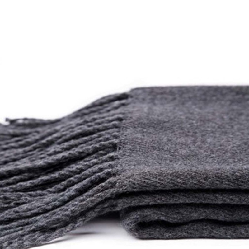Autumn And Winter Solid Color  - Wool Scarf Men 리뷰 및 가격