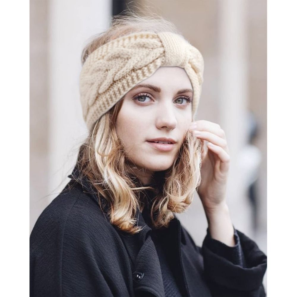 Winter Knitted Women Headbands - Winter Headband Fleece 리뷰 및 가격