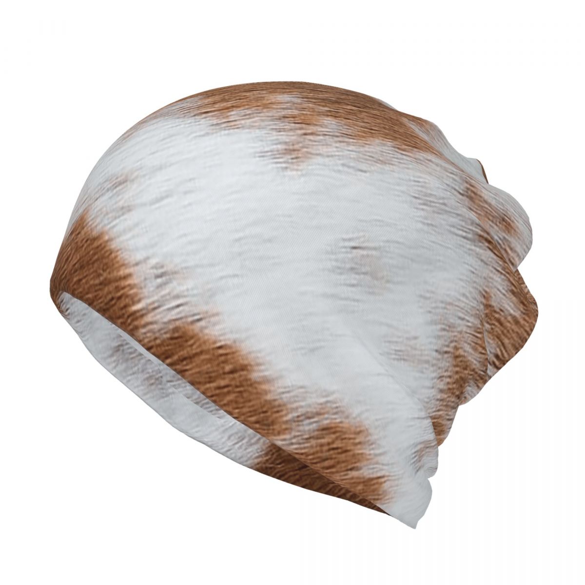 Stylish Cow Fur Cowhide Textur - Knit Beanie Hat Warm 리뷰 및 가격
