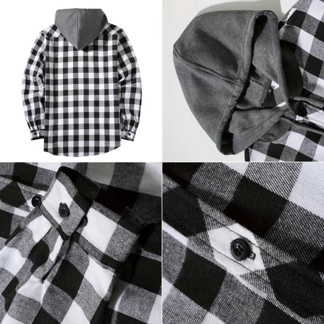Men's Business Spring And Autu - Flannel Shirt Lined 리뷰 및 가격