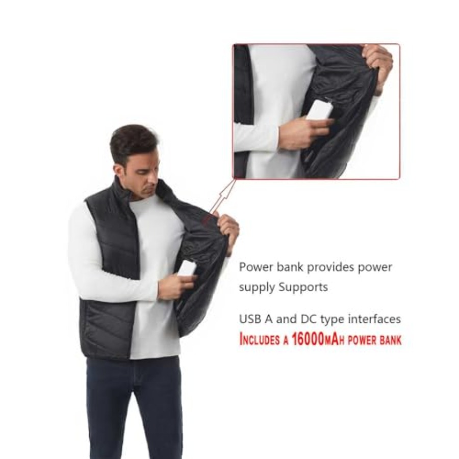 Heated Down Vest for and Wo wi - Heated Vest Battery 리뷰 및 가격