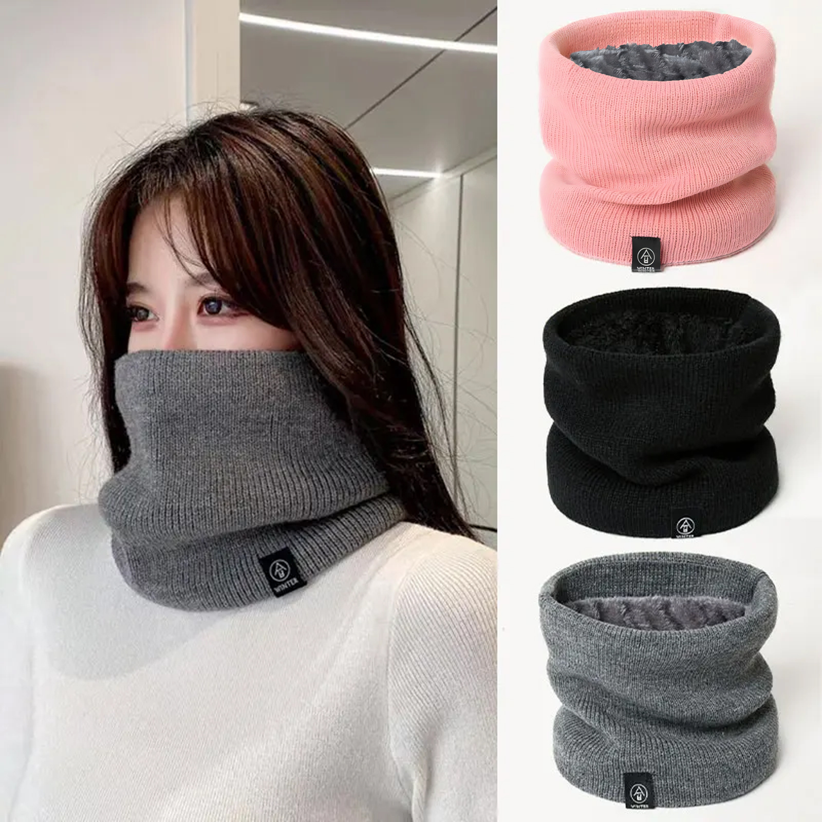 Fashion Women Knitted Scarf So - Wool Scarf Men 리뷰 및 가격
