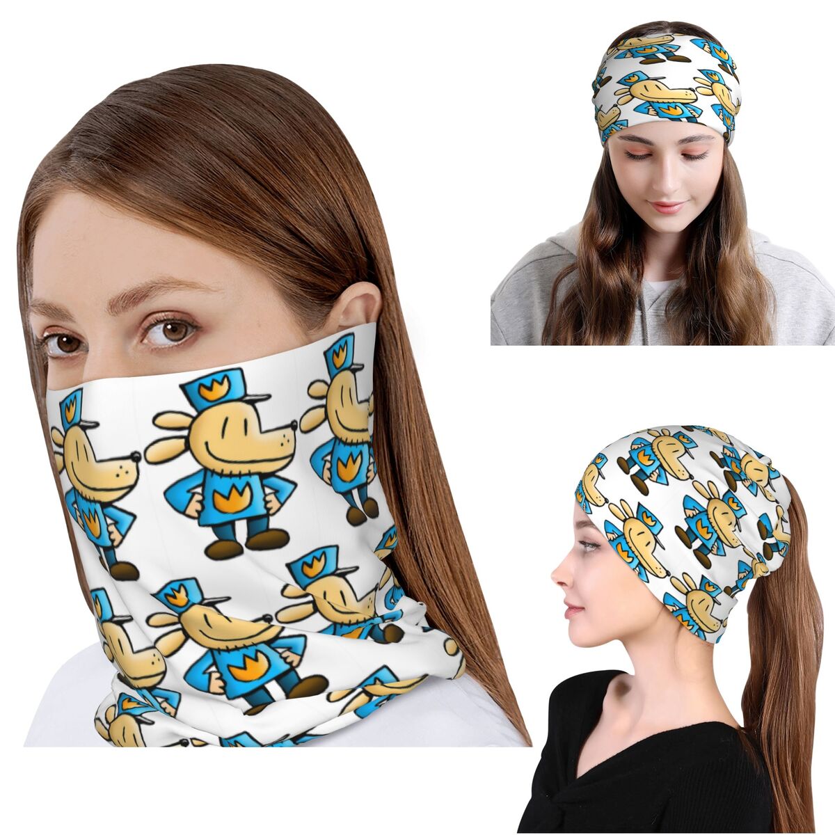 Dog Man Comedic Graphic Novel  - Knit Beanie Hat Warm 리뷰 및 가격