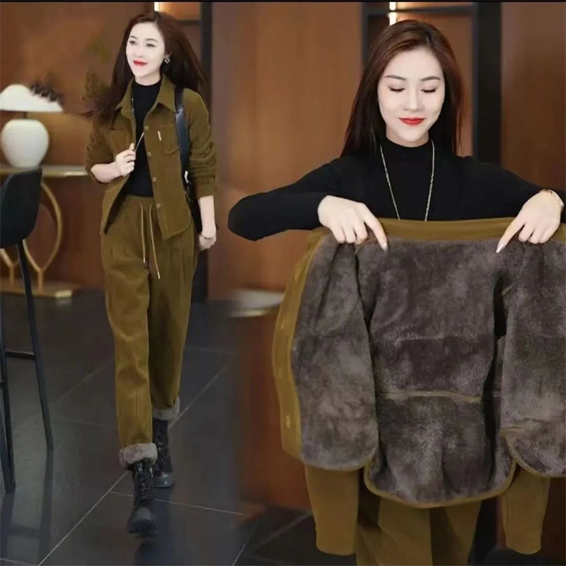Autumn Winter Thick Corduroy S - Corduroy Pant Warm 리뷰 및 가격