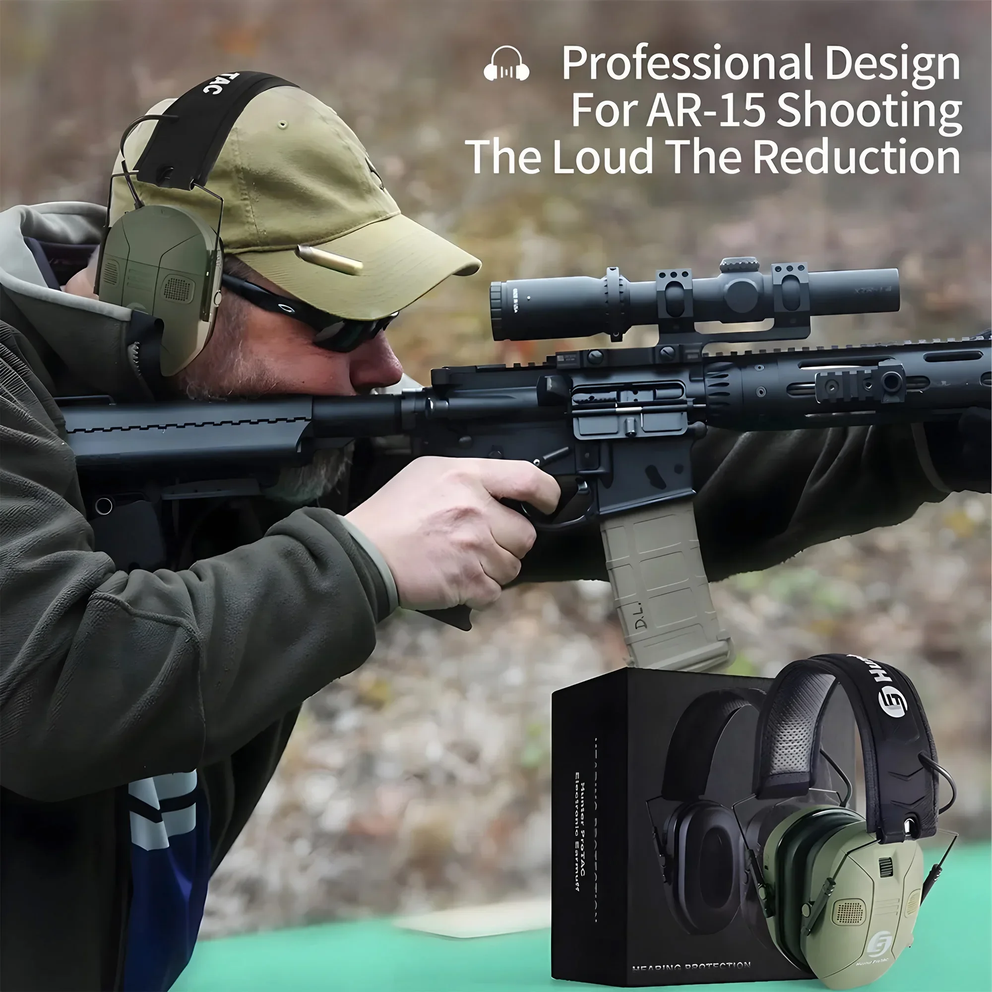 Foldable Tactical Electronic E - Earmuffs Foldable 리뷰 및 가격