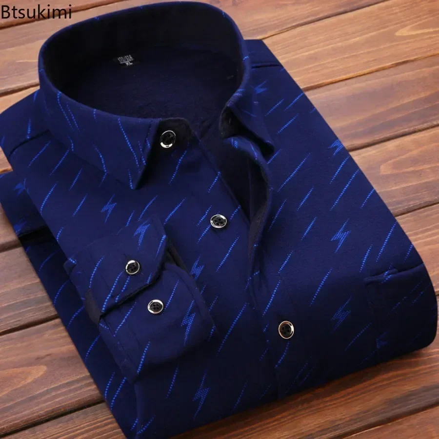 2024 Men's Winter Warm Long Sl - Flannel Shirt Lined 리뷰 및 가격