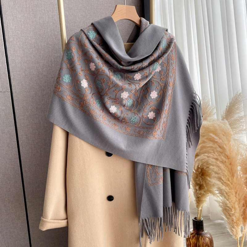 2025 New Embroidery Cashmere S - Cashmere Pashmina Wrap 리뷰 및 가격