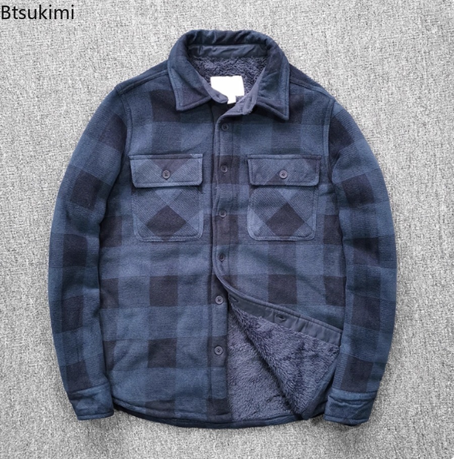 Mens Winter Fleece Linend Warm - Flannel Shirt Lined 리뷰 및 가격