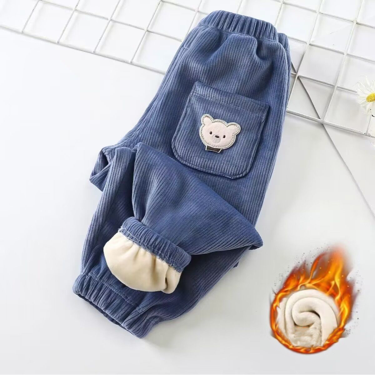 1pcs Boy Girl Winter Velvet Co - Corduroy Pant Warm 리뷰 및 가격