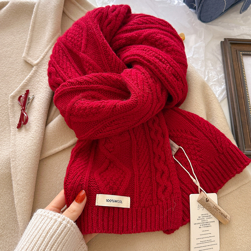 Luxury 100% Wool Scarf Women M - Wool Scarf Men 리뷰 및 가격