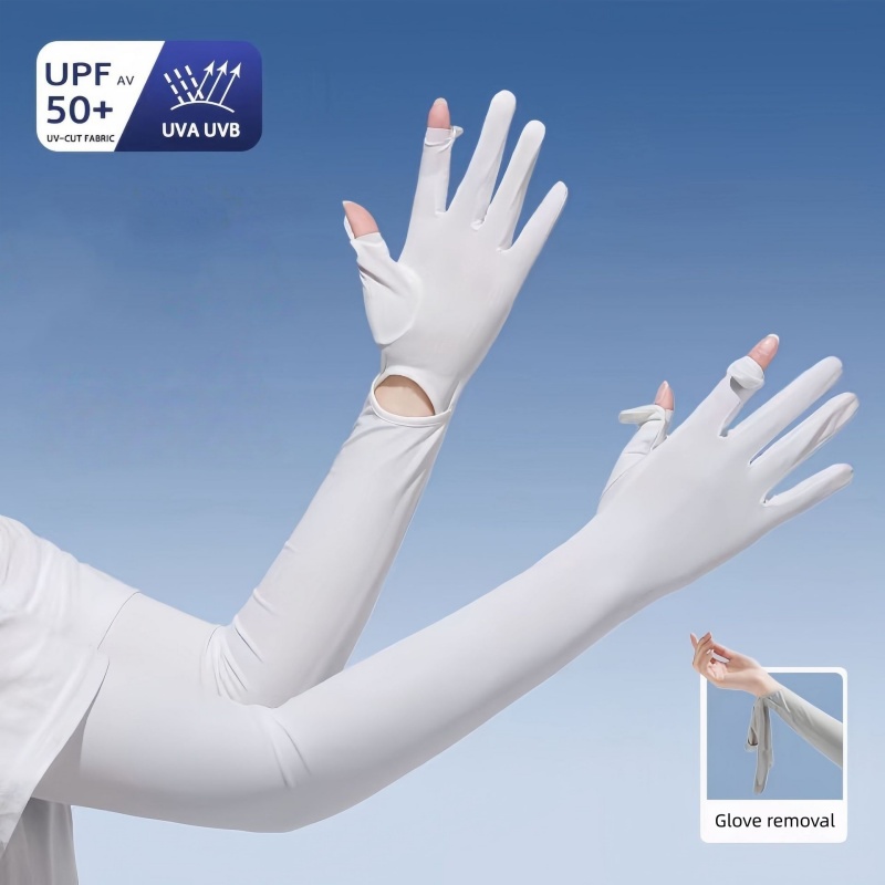 UPF50+ Ice Silk Sun Protection - Touch Screen Gloves 리뷰 및 가격