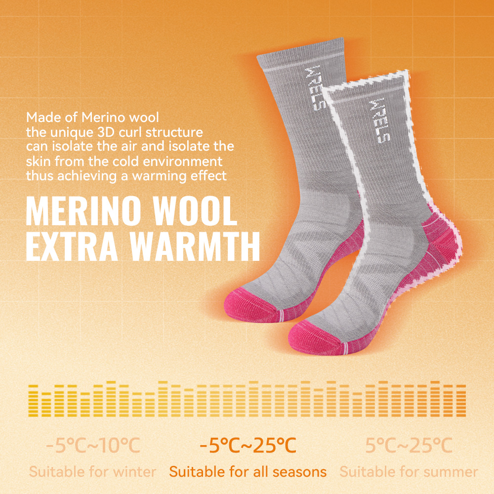 WRELS 1/2/3 Merino Wool Socks  - Thermal Sock Wool 리뷰 및 가격