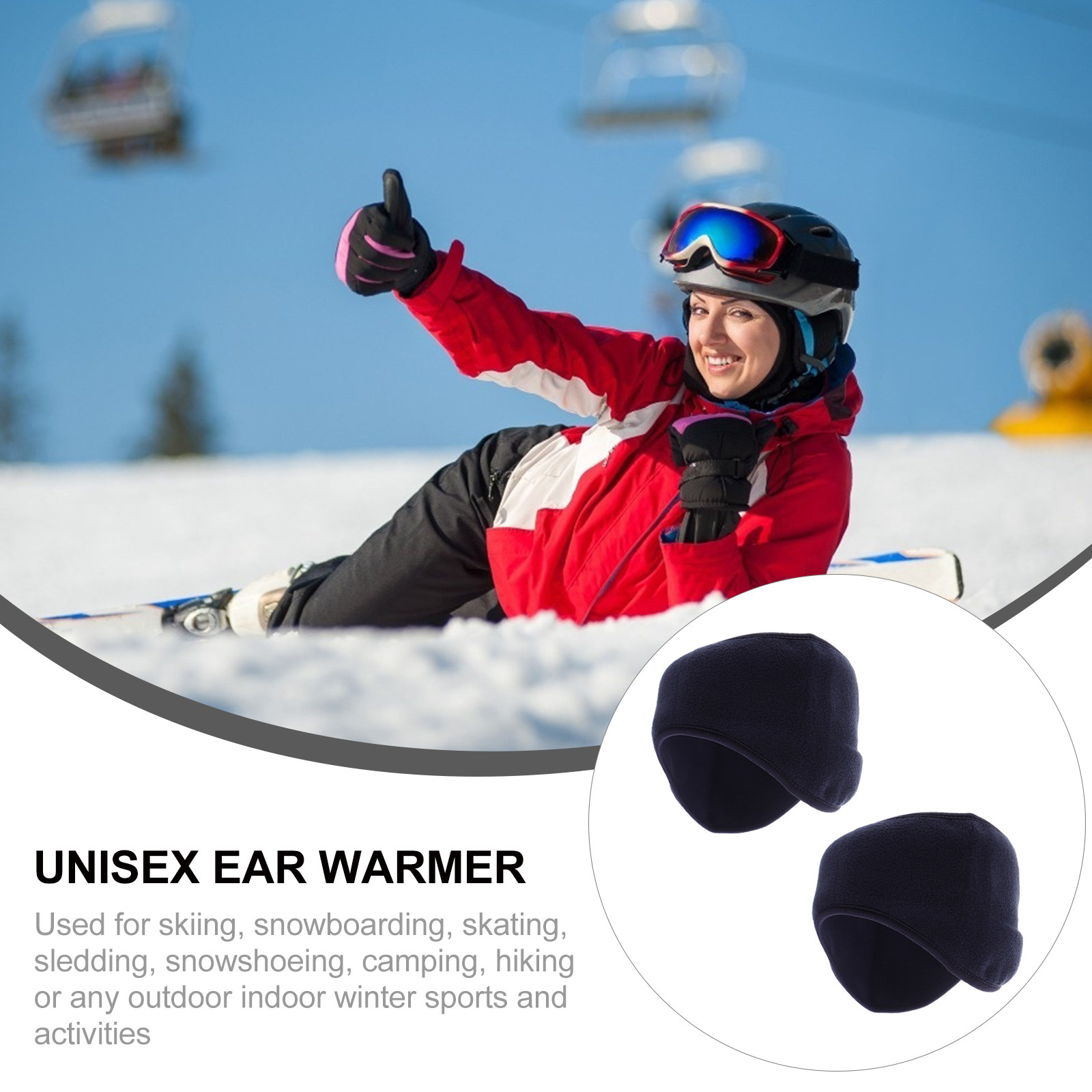 2Pcs Stretchable Lightweight P - Fleece Ear Warmer Band 리뷰 및 가격