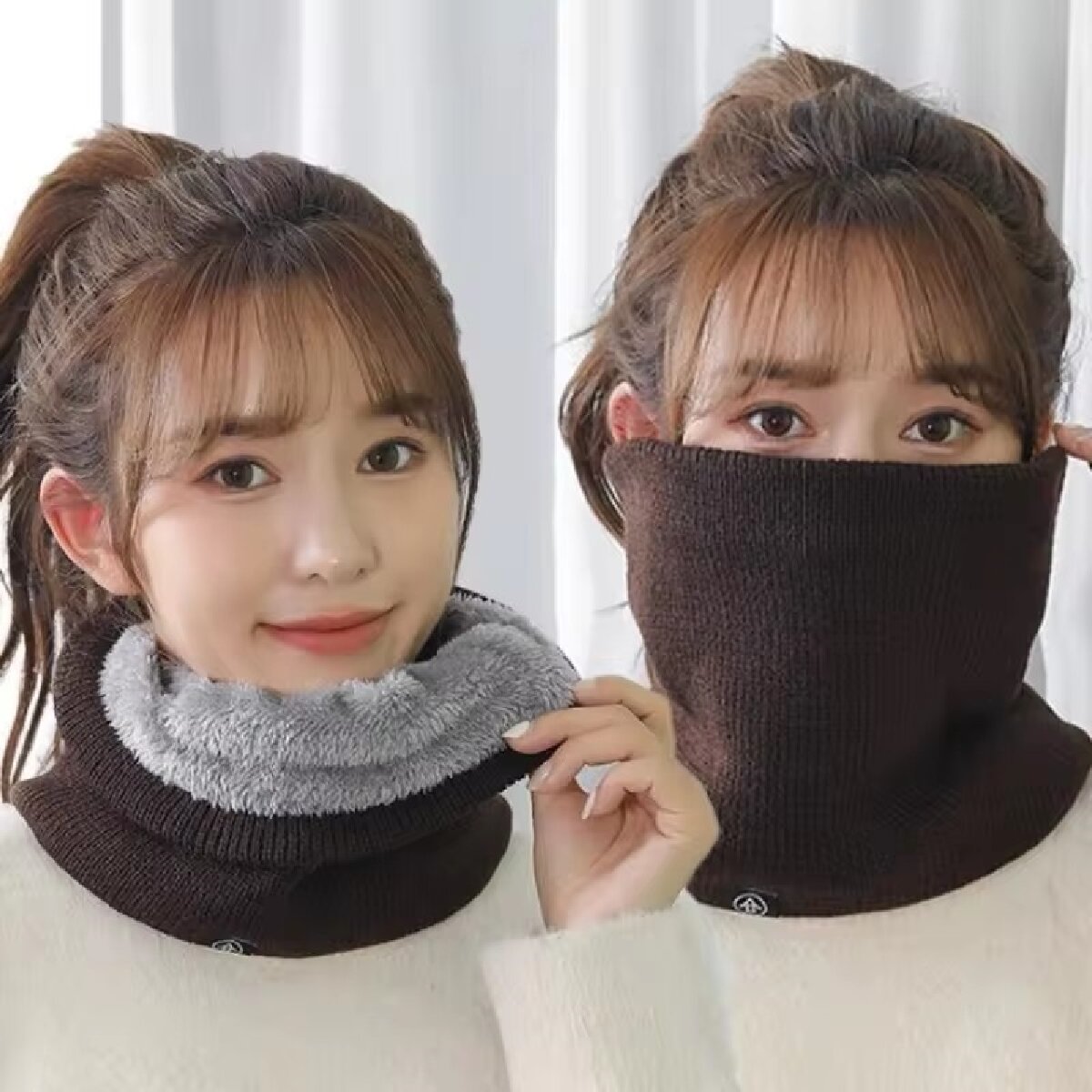 Solid Winter Plush Muffler Woo - Winter Headband Fleece 리뷰 및 가격